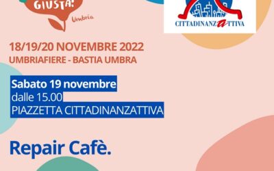 Repair Cafè Perugia partecipa a “Fa’ la cosa giusta”